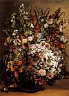 Gustave Courbet Bouquet of Flowers in a Vase painting